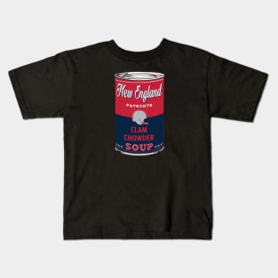 New England Patriots Soup Can Kids T-Shirt
